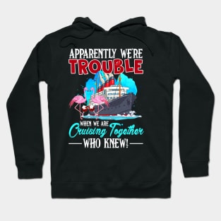 apparently were trouble when we are cruising together who knew Hoodie